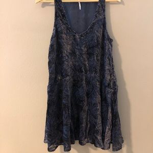 Free people floral textured dress